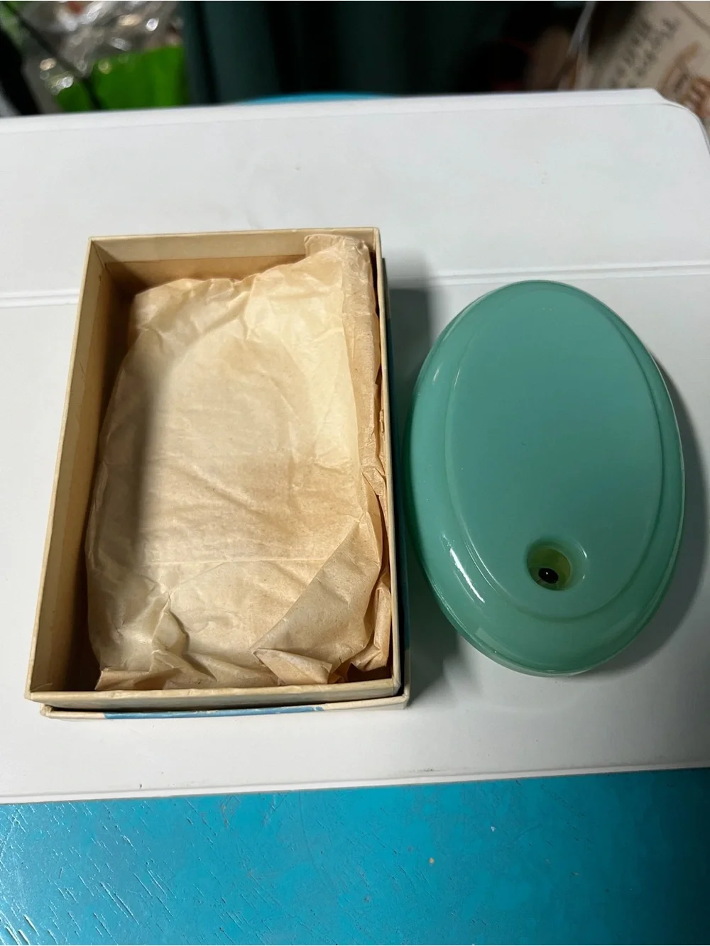 Mid-Century Floating Baby Bath Thermometer w/ Box